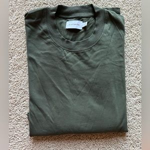 Topman Oversized T-Shirt in Army Green